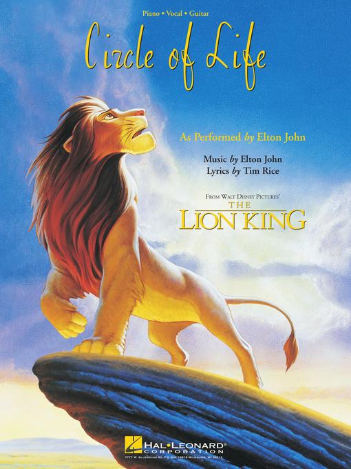 Title details for Circle of Life from the Lion King (Sheet Music) by Elton John - Available
